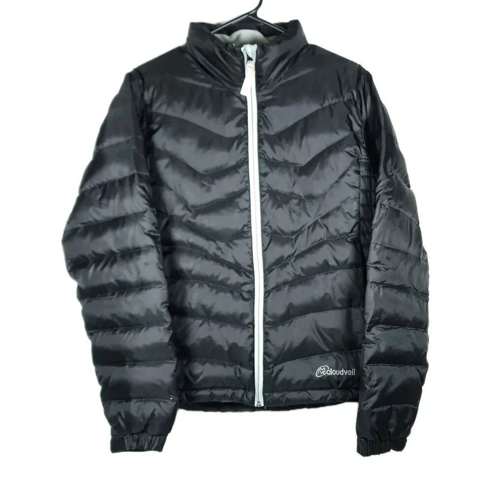 CLOUDVEIL Women's Pro Series Emissive Sz M Black Full Zip Puffer JACKET